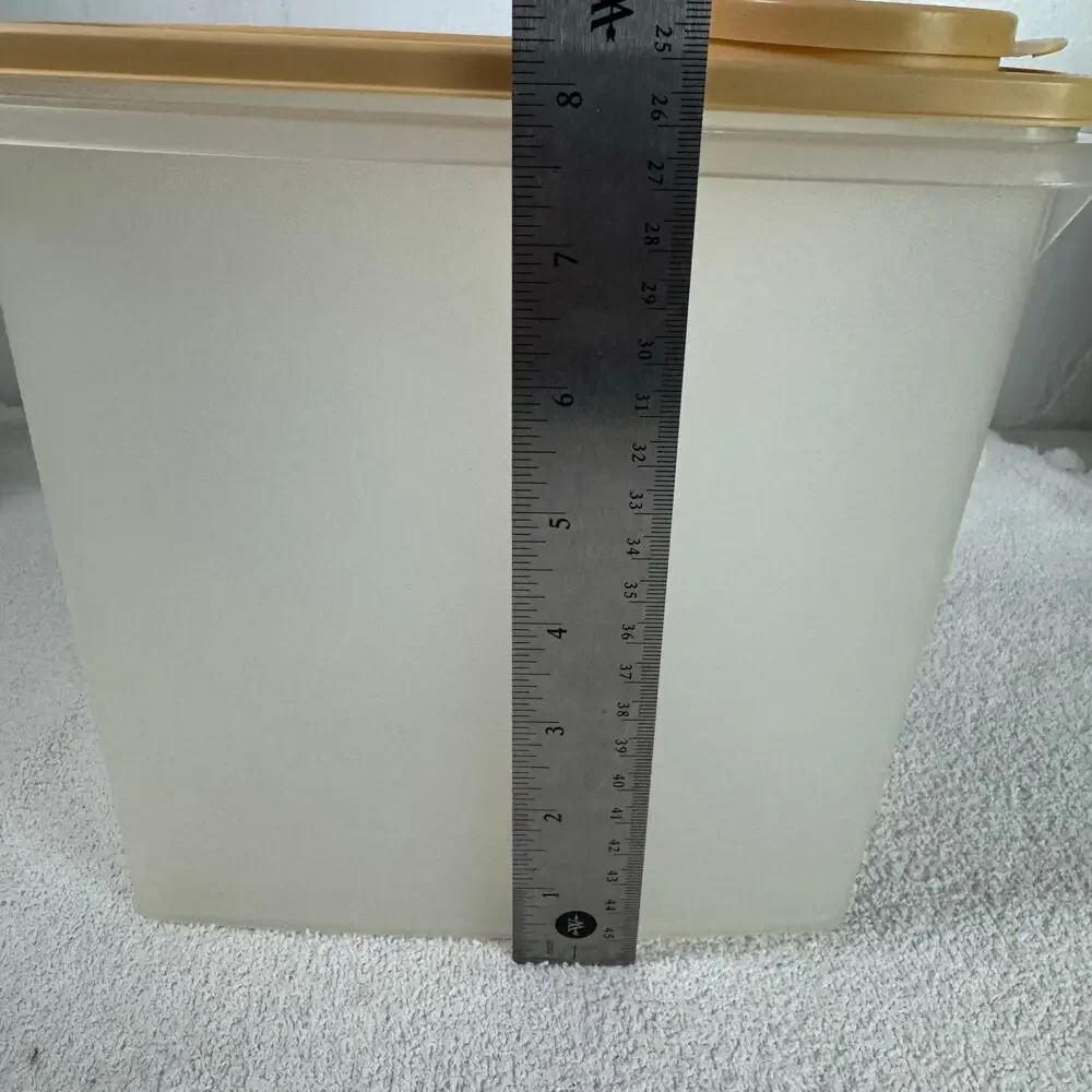 Tupperware Wheat Pour Top Lid Cereal Container Vintage‎ 8